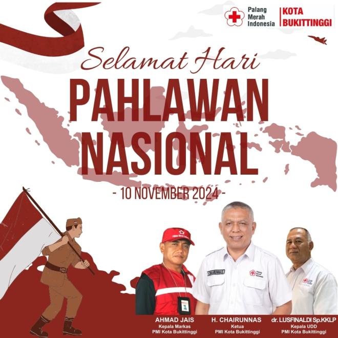 PMI Hari Pahlawan Nasional