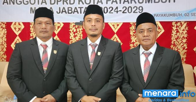 3 Kader Partai PPP Resmi Dilantik Sebagai Anggota DPRD Kota Payakumbuh