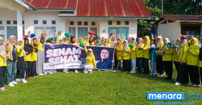 Antusias Masyarakat Nagari Mungo Ramaikan Senam Sehat RKN