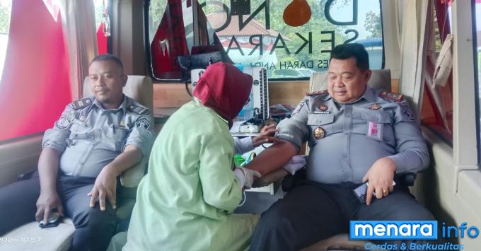 Bakti Sosial Donor Darah Lapas Kelas II A Bukittinggi Dalam Rangka Hari Pengayoman Ke -...