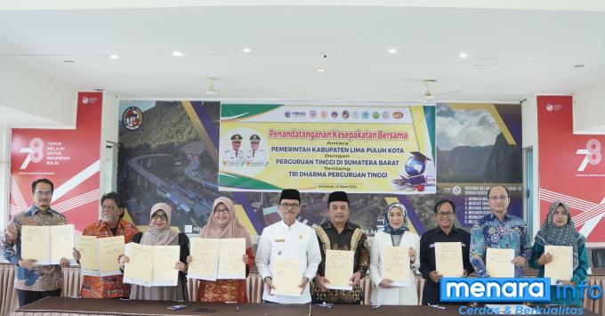 Bupati Safaruddin dan Sembilan Universitas Teken MoU Tingkatkan Kapasitas Sumber Daya