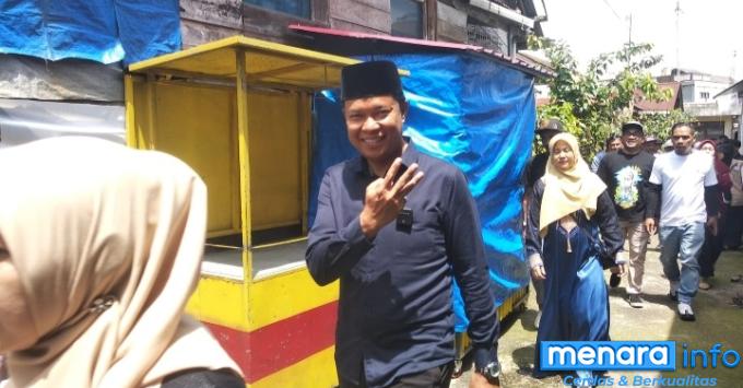 Calon Wawako  Bukittinggi Heldo Aura  Kunjungi Warga kelurahan Campago Ipuah MKS