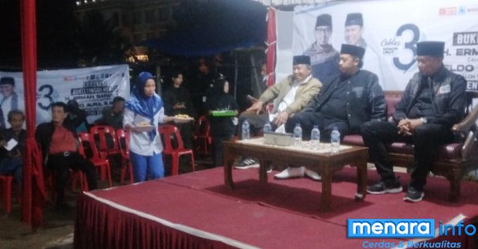 Cawako Erman safar dan Heldo Aura sosialisasi dengan Ikatan Keluarga Tanah Datar