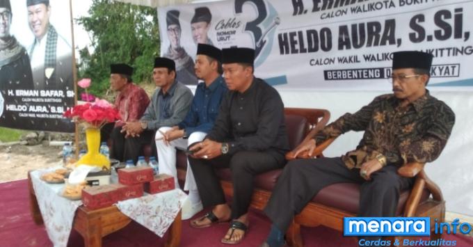 Cawako Erman Safar dan Heldo Aura sosialisasi dengan warga Pakan Labuah ABTB