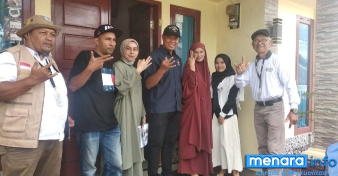 Cawako Pilkada Erman safar- Heldo Aura Blusukan di kelurahan kampung baru kayu kubu...