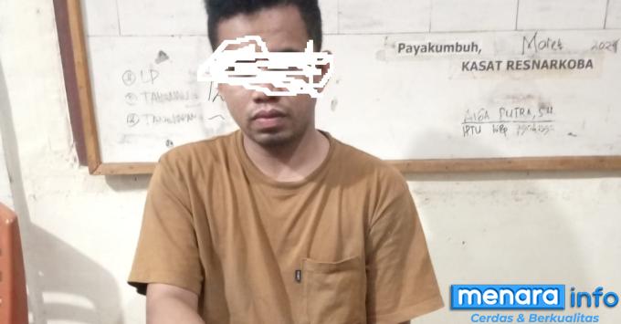 Diduga Memiliki Narkotika Jenis Sabu, Warga Halaban Kab. 50 Kota Ditangkap Polisi