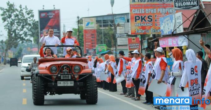 Gelar Flashmob, David Fery Andrio : PKS Siap Pimpin Kabupaten Lima Puluh Kota