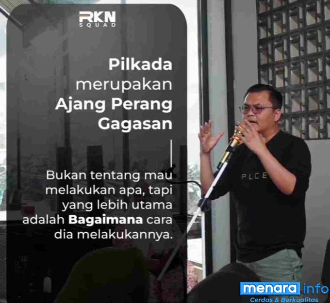 Genderang Pesta Demokrasi, Rizki Kurniawan Pilkada Merupakan Ajang Perang Gagasan