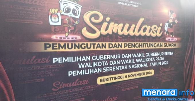 KPU Bukittinggi Gelar Simulasi PPS Sambut Pilkada 2024