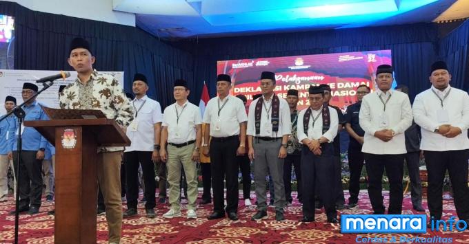 KPU Payakumbuh Gelar Deklarasi Kampanye Damai Pemilihan Walikota-Wakil Walikota...