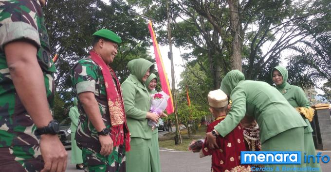 Kunjungan Danrem 032/Wirabraja Brigjen TNI Wahyu Eko...