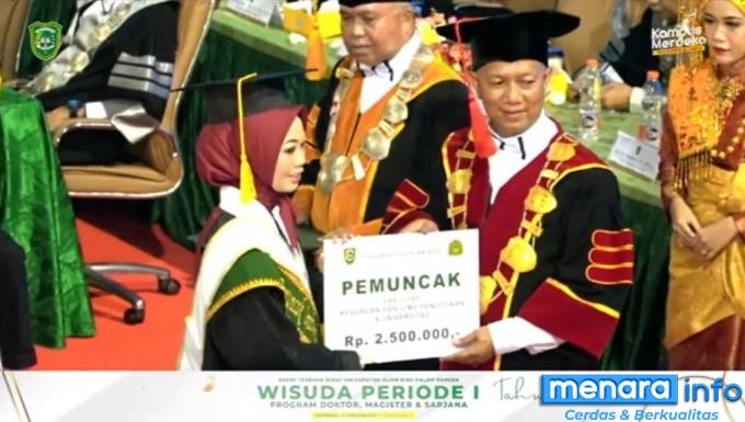Lidyawati Sri Lestari Meraih Posisi Pemuncak di Wisuda Periode l Tahun 2024 Universitas...