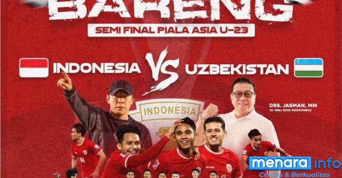 Nobar Piala Asia U23 menjadi trend saat ini