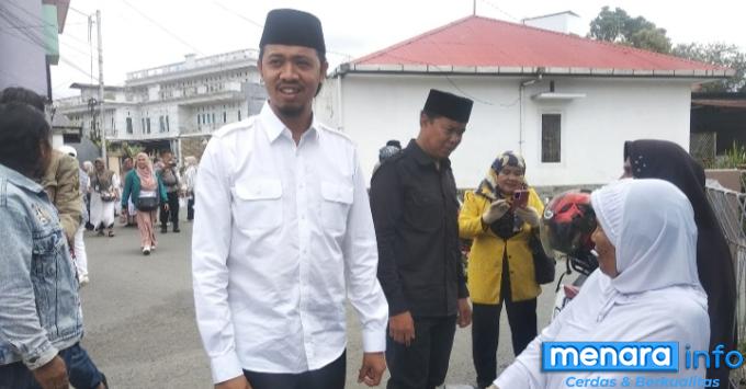 Paslon Pilkada Erman Safar- Heldo Aura Kunjungi Warga Ujung Bukik Guguak Panjang