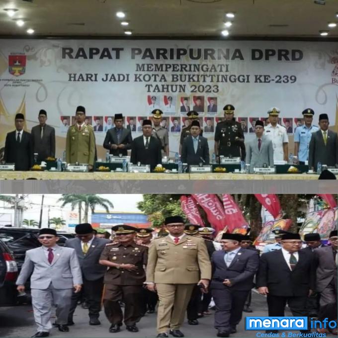 Pemko Bukittinggi Laksanakan Rapat Paripurna Hari Jadi Kota Bukittinggi 239