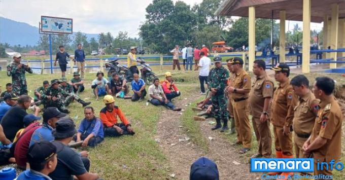 Pemko Payakumbuh Meninjau Warga Terdampak Luapan Batang Lamposi