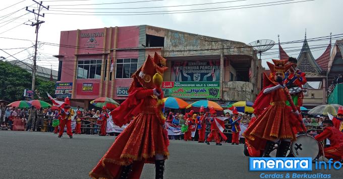 Pemko Payakumbuh Sukses Gelar Pawai Alegoris Meriahkan HUT ke-79 RI