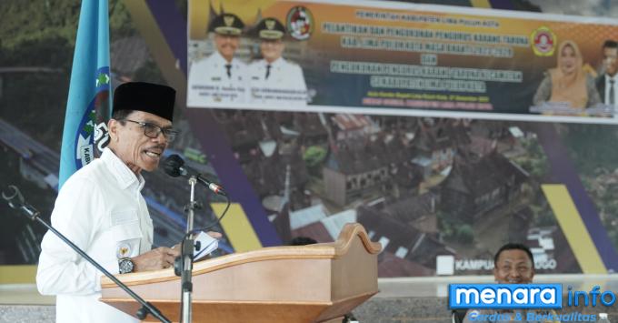 Pengurus Karang Taruna Lima Puluh Kota 2023-2028 Dikukuhkan,Bupati: Karang Taruna Harus...