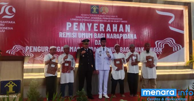 Remisi Lapas Kelas II A Bukittinggi Tahun 2024, Ini Penjelasannya.