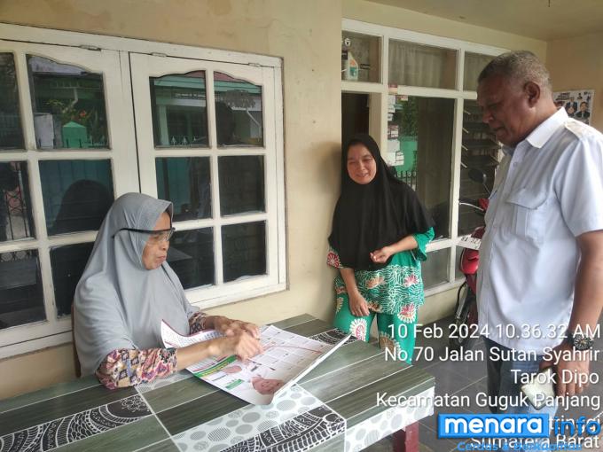 Semangat Chairunnas Caleg DPRD Kota Bukittinggi Kampanye Hari Terakhir Di Kelurahan Tarok...