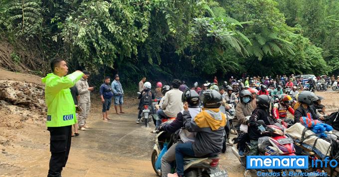 Tanggap Bencana, Polres 50 Kota turunkan Personel berikan Bantuan