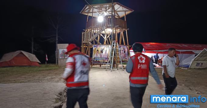 Timkes PMI Bukittinggi Dukung Suksesnya Giat Prestasi Pramuka Penegak