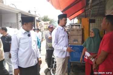 Cakada paslon 3, Erman-Heldo door to door di Sawah Paduan...