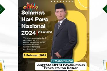 HPN 2024, H. Maharnis Zul Ajak Insan Pers Dorong Kemajuan...