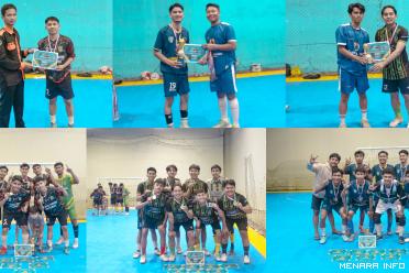 Foto pertandingan Futsal antar Mahasiswa