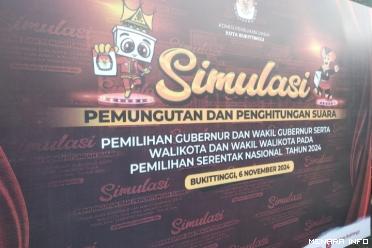 Simulasi KPU sambut Pilkada Bukittinggi