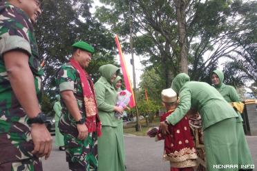 Kunjungan Danrem 032/Wirabraja Brigjen TNI Wahyu Eko...