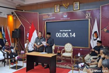 Resmi Ditutup, Cagub dan Cawagub Provinsi Sumatera Barat...