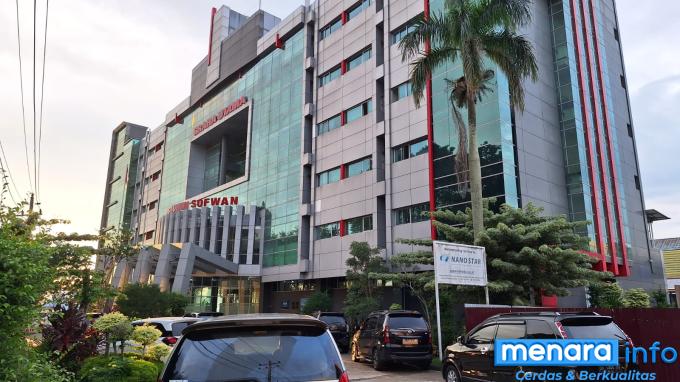 Megah bangunan Rumah Sakit Umum Daerah Raden Mattaher Jambi.