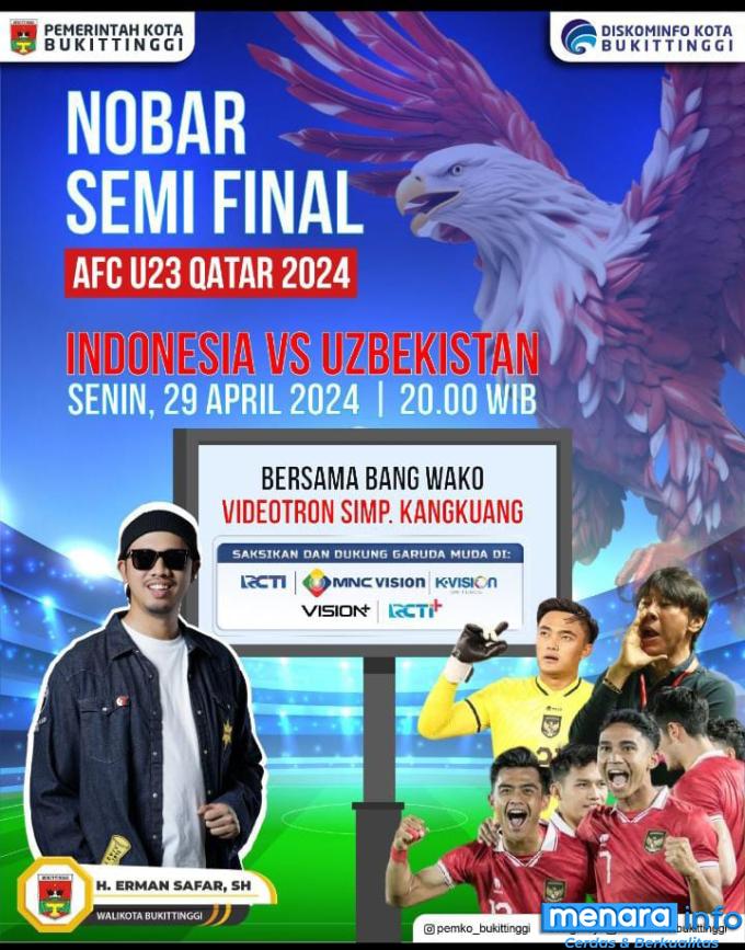 Nobar Semi Final Indonesia vs Uzbekistan