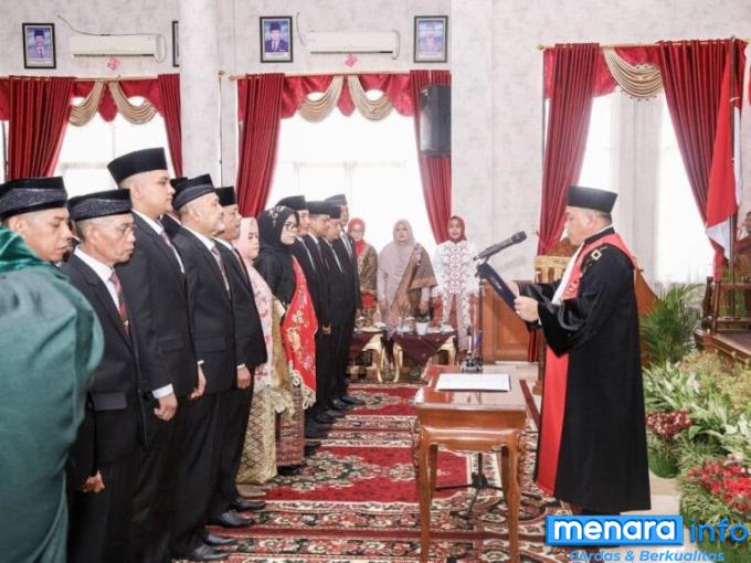 Pengambilan Sumpah Anggota DPRD Kota Payakumbuh Periode 2024-2029