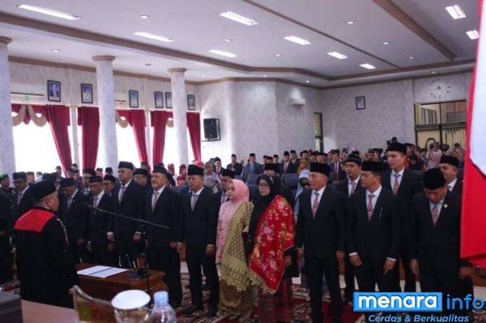 Pengambilan Sumpah Anggota DPRD Kota Payakumbuh Periode 2024-2029, Tanda Dimulainya Masa Bakti Baru